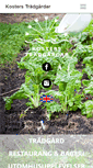 Mobile Screenshot of kosterstradgardar.se